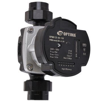 Насос циркуляційний енергоощадний Optima PRIME UPMH 25-40AUTO 130мм + гайки