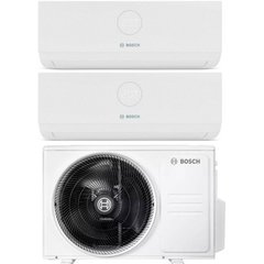 Комплект мульти-спліт системи Bosch CL5000M 53/2 E + CL3000i W 20E *2шт, Білий, 18 BTU, 53 м2