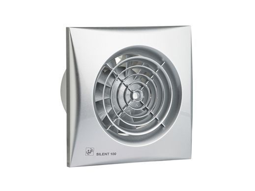 Вытяжной вентилятор с таймером Soler & Palau SILENT 100 CRZ SILVER серый termo -краще зараз !