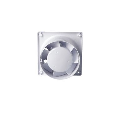 Вытяжной вентилятор с шнурковым включателем AirRoxy dRim 100 РS BB на шариковых подшипниках белый 01-061