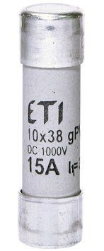 Запобіжник CH 10×38 gPV 15A 1500V (10kA)