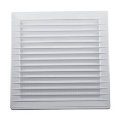 Решетка вентиляционная пластиковая с сеткой AirRoxy 200x200 white белая 02-319