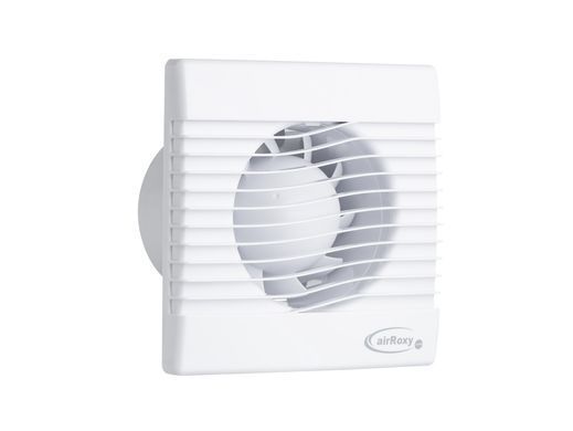 Вытяжной вентилятор для ванной c таймером и датчиком влажности AirRoxy pRim 100 HS белый 01-004 termo -краще