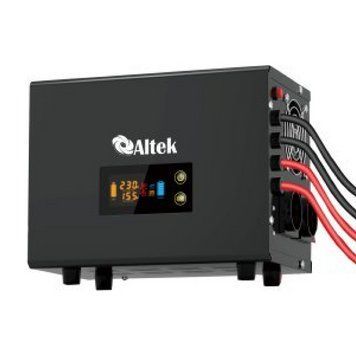Автономний перетворювач напруги з зарядним пристроєм ALTEK ASU12 1000W DC12V
